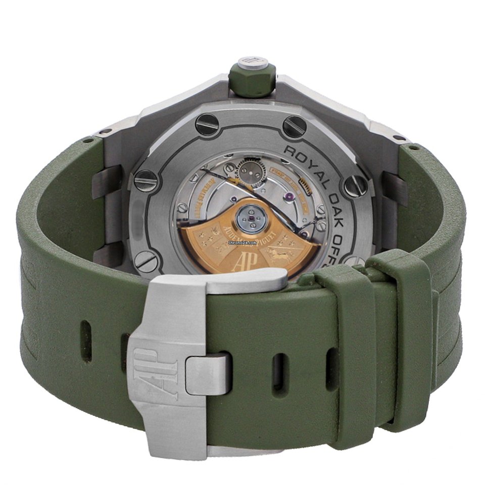 IMG_9081 Audemars Piguet Royal Oak Offshore Diver Mens watch Unisex Automatic Steel 15710ST.OO.A052CA.01 Replica 5
