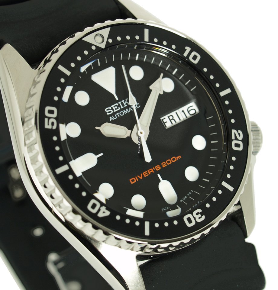 IMG_9081 Seiko Mens watch Unisex Automatic Steel SKX013K1 Replica 5