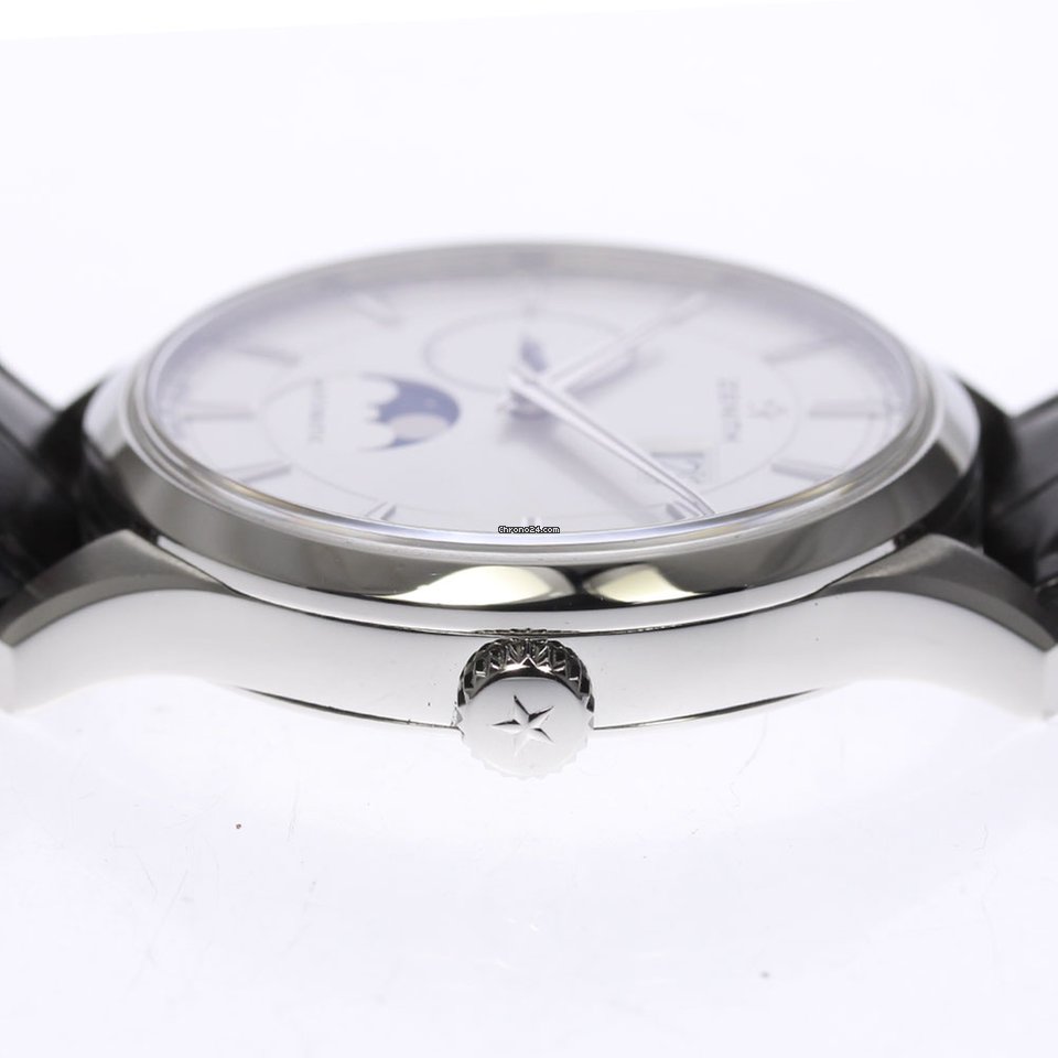 IMG_9081 Zenith Captain Moonphase Mens watch Unisex Automatic Steel 03.2143.691 Replica 5