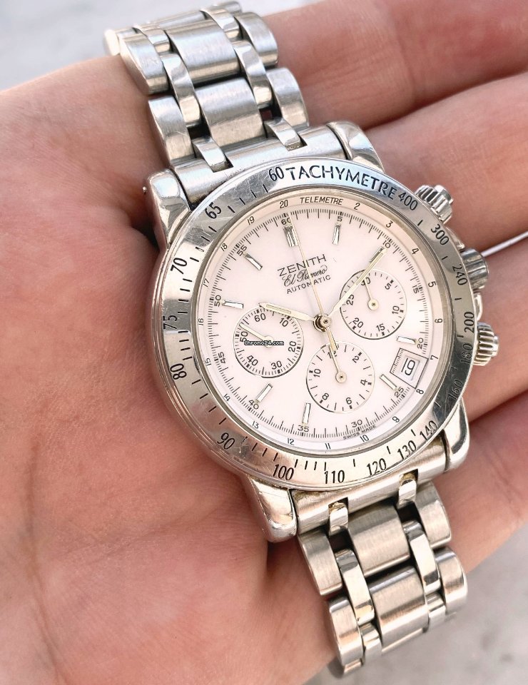 IMG_9081 Zenith El Primero Chronograph Mens watch Unisex Automatic Steel 01-0460-400 Replica 5