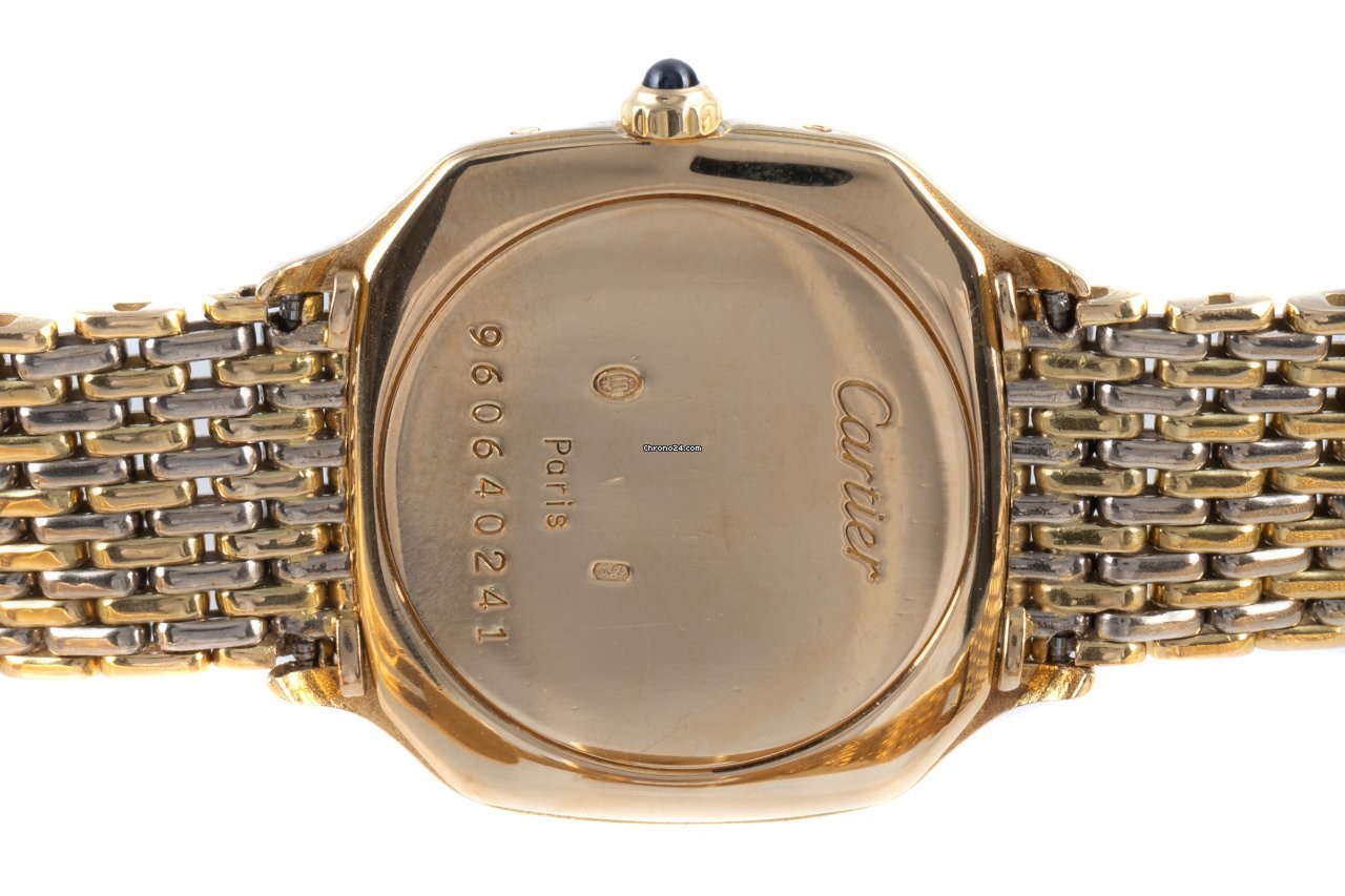 Cartier Santos Dumont Womens watch Manual winding Yellow gold 9606 Replica 5
