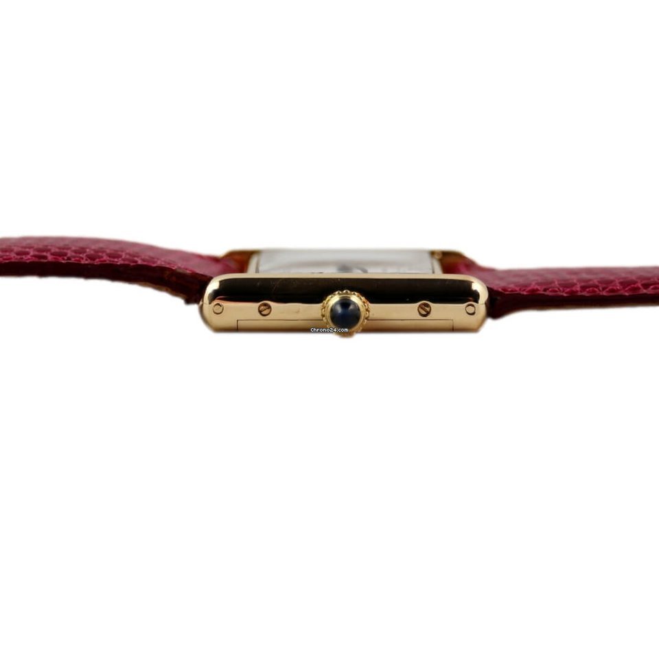 IMG_9081 Cartier Tank Louis Cartier Womens watch Manual winding Yellow gold 78087 Replica 5