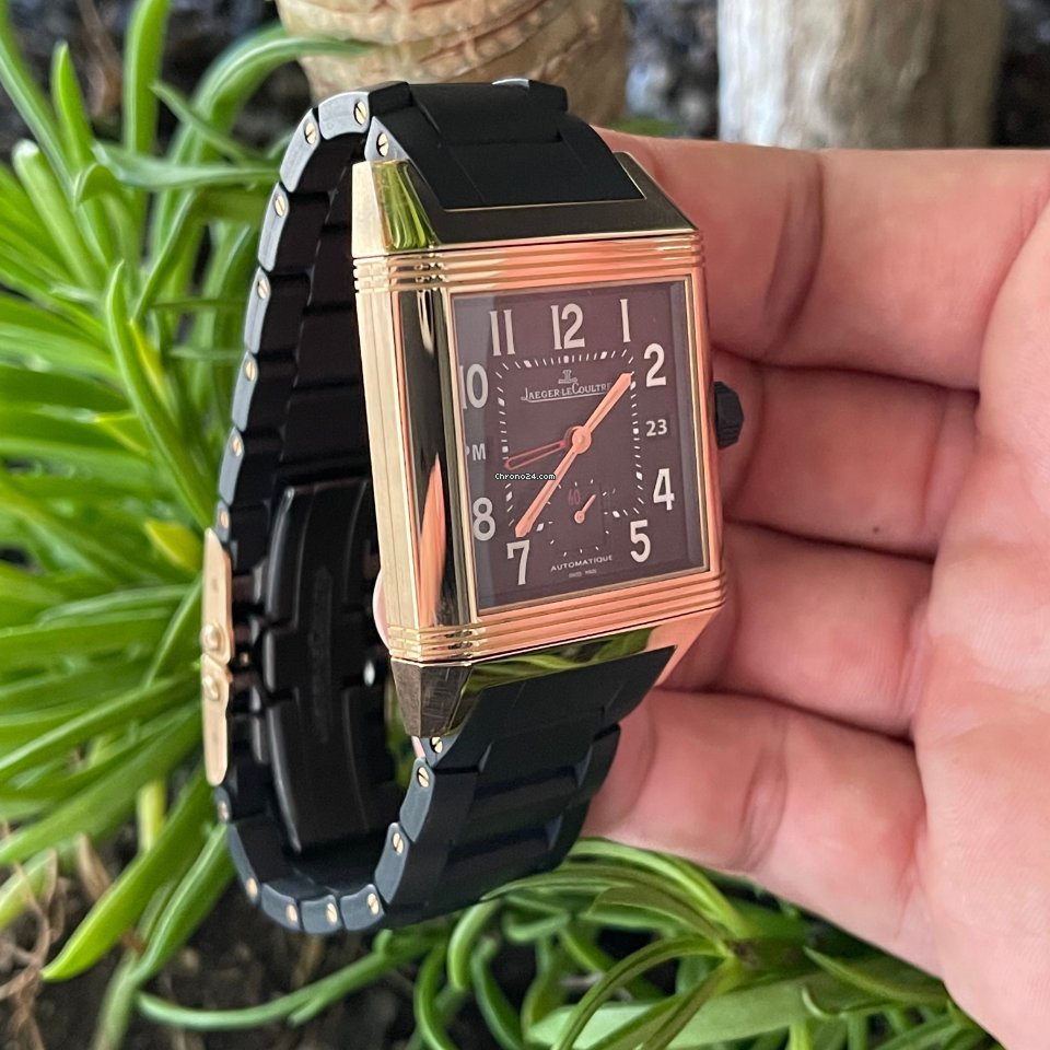 IMG_9081 Jaeger-LeCoultre Reverso Squadra Hometime Rose gold Q7002671 Replica 5