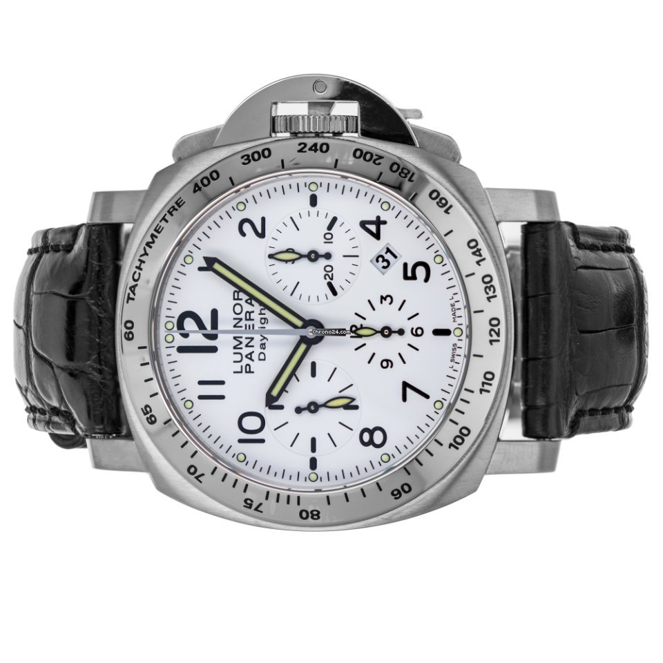 IMG_9081 Panerai Luminor Chrono Mens watch Unisex Automatic Steel PAM 00188 Replica 5