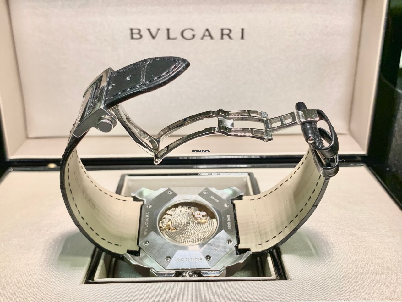 Bulgari Octo Mens watch Unisex Automatic Steel BGO45BSCLDCHQR Replica 5