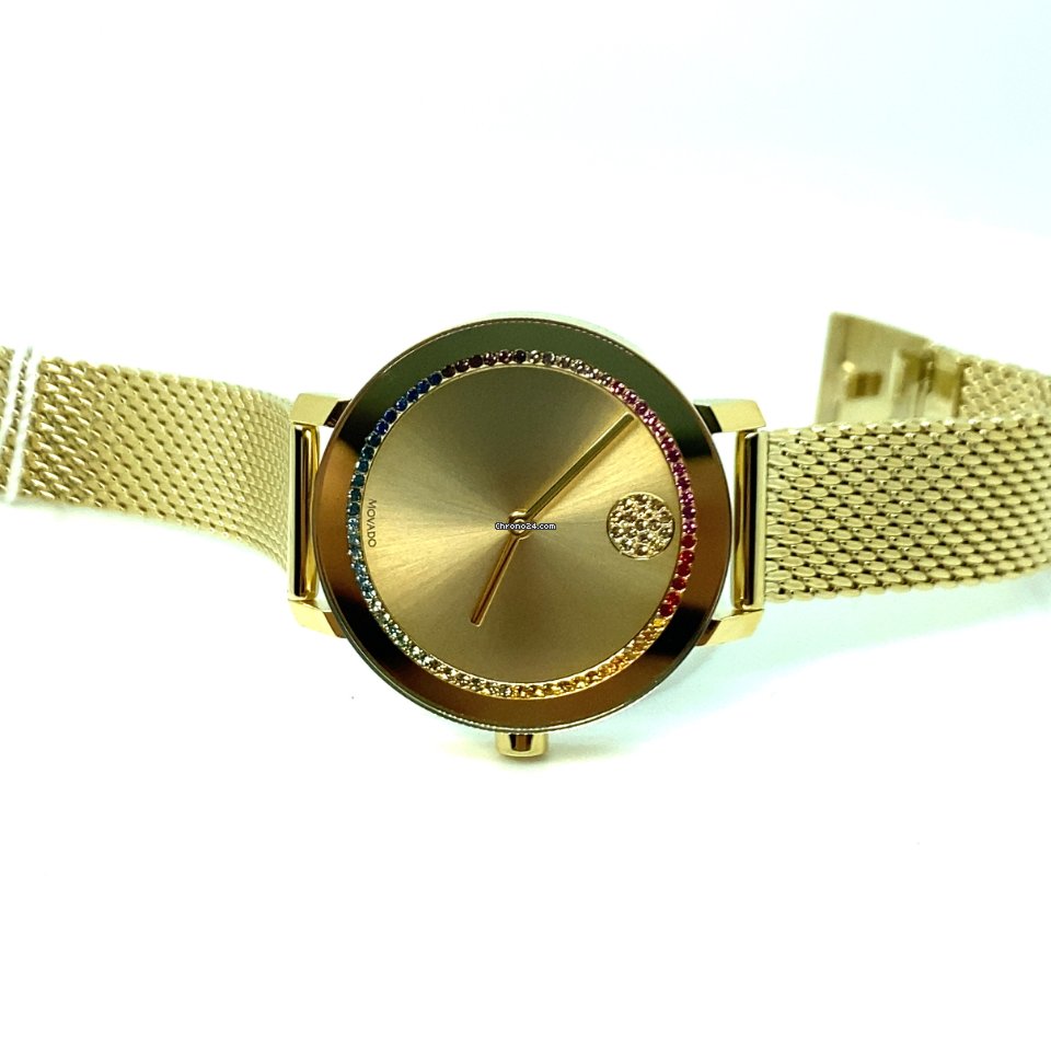 IMG_9081 Movado Bold Womens watch Quartz Steel 3600699 Replica 5