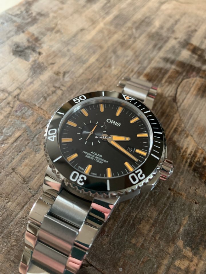 IMG_9081 Oris Aquis Small Second Mens watch Unisex Automatic Steel 01 743 7733 4159-07 4 24 64EB Replica 5