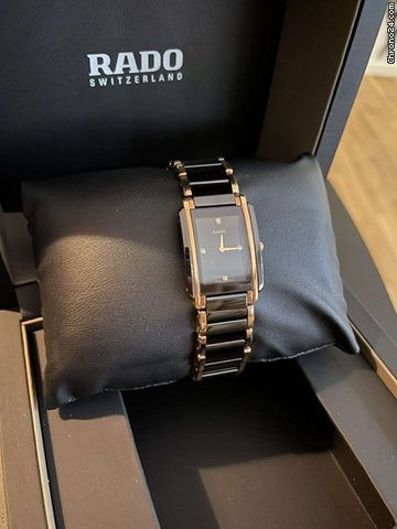 IMG_9081 Rado Integral Womens watch Quartz Ceramic R20612712 Replica 5