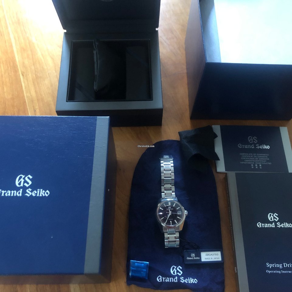 IMG_9081 Seiko Grand Seiko Mens watch Unisex Automatic Steel SBGA375G or SBGA375 Replica 5