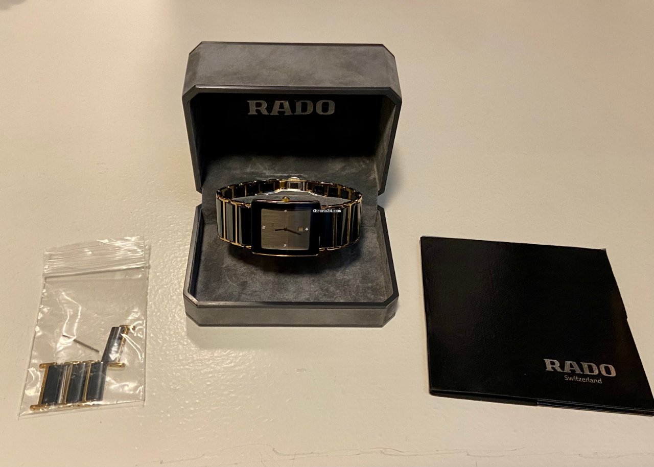 IMG_9081 Rado Integral Mens watch Unisex Quartz Ceramic R20786752 Replica 5