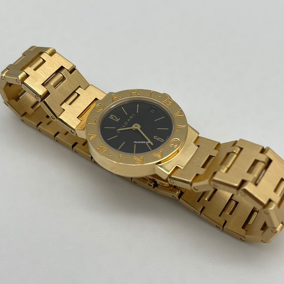 IMG_9081 Bulgari Bulgari Womens watch Quartz Yellow gold BB 23 GG Replica 5