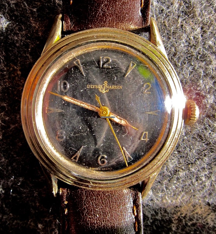 IMG_9081 Ulysse Nardin Mens watch Unisex Manual winding 1950s Replica 5