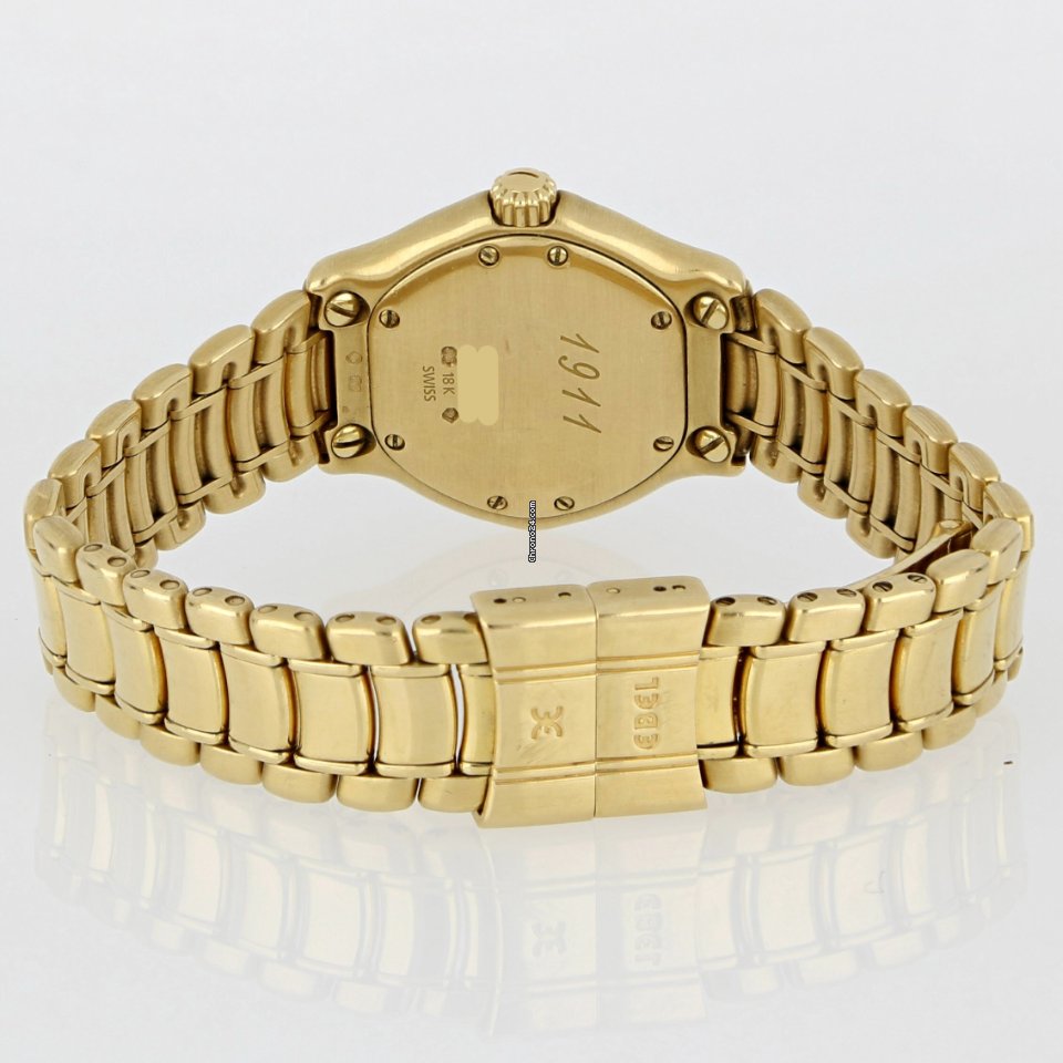 IMG_9081 Ebel 1911 Womens watch Quartz Yellow gold 1911 Replica 5