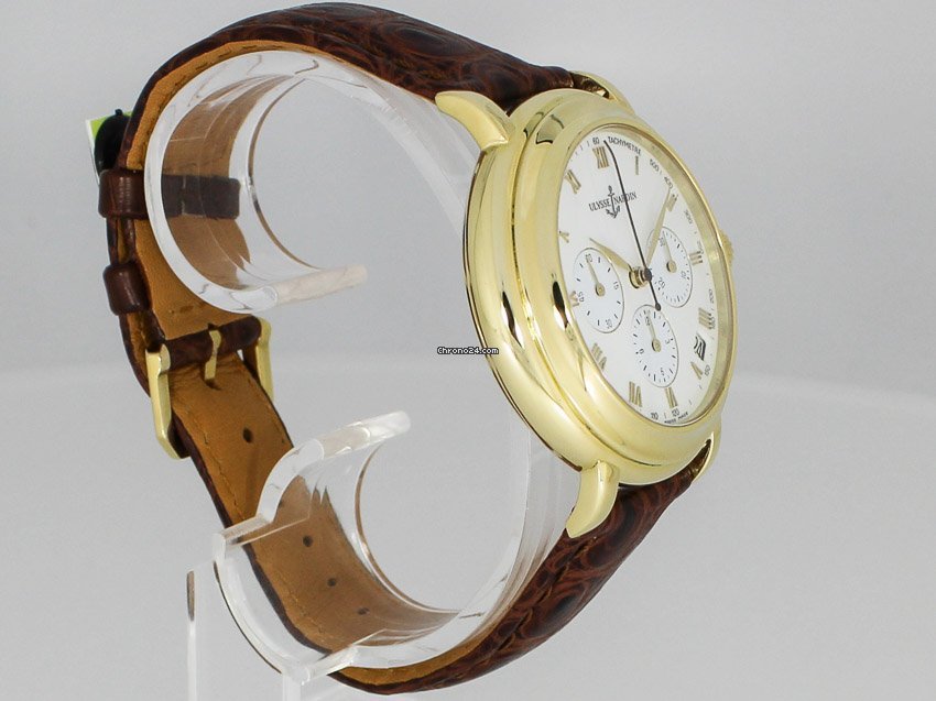 IMG_9081 Ulysse Nardin Mens watch Unisex Automatic Yellow gold 421-22 Replica 5