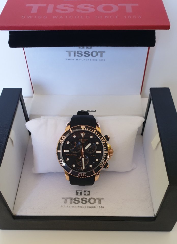 IMG_9081 Tissot Seastar 1000 Mens watch Unisex Quartz Steel T120.417.37.051.00 Replica 5