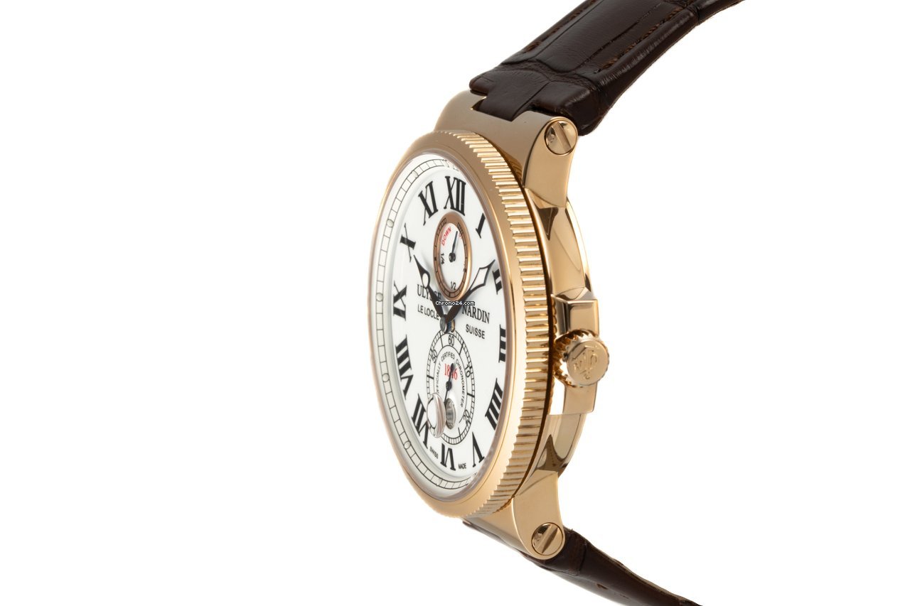 IMG_9081 Ulysse Nardin Marine Chronometer 43mm Mens watch Unisex Automatic Red gold 266-67 40 Replica 5