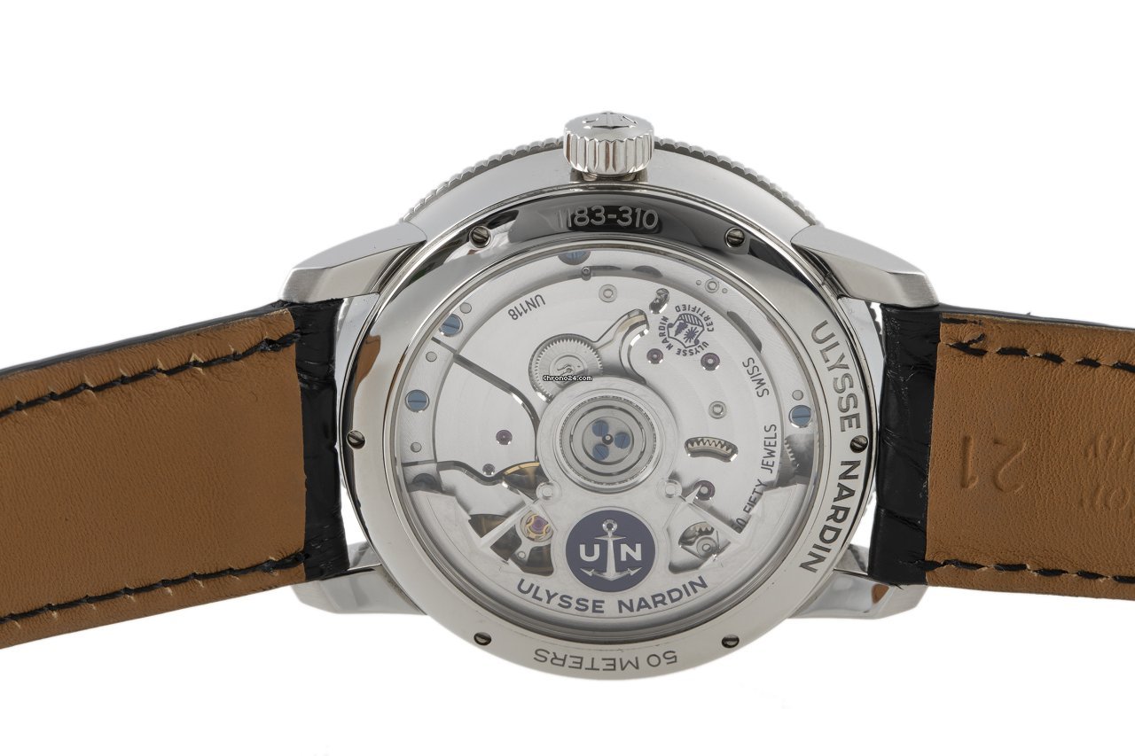 IMG_9081 Ulysse Nardin Marine Torpilleur Mens watch Unisex Automatic Steel 1183-310 Replica 5