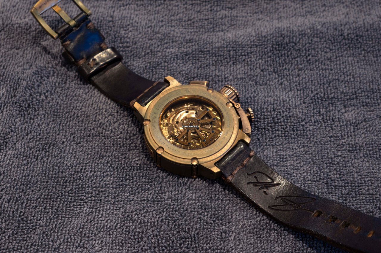 IMG_9081 U-Boat Chimera Mens watch Unisex Automatic Bronze 6945 Replica 5