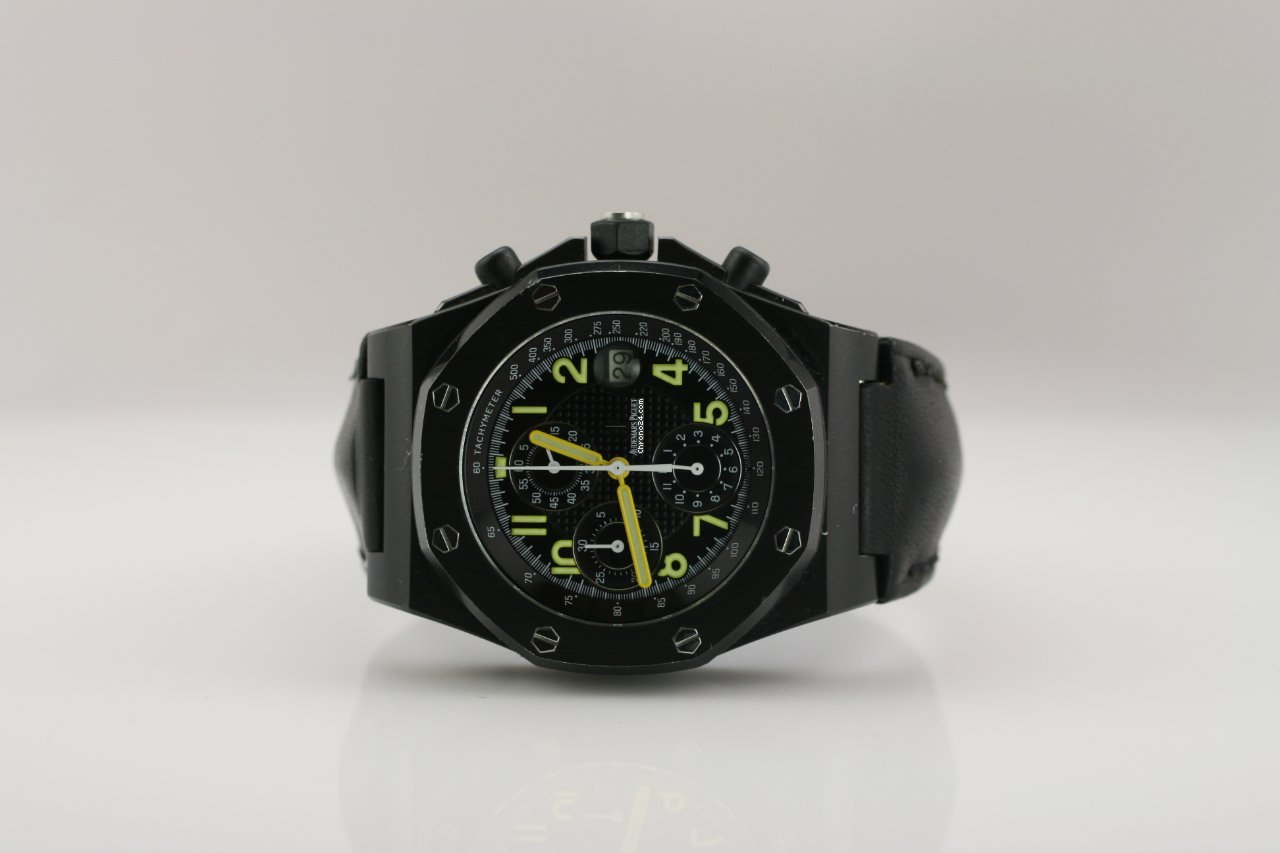 IMG_9081 Audemars Piguet Royal Oak Offshore Chronograph Mens watch Unisex Automatic Steel 25770SN.OO.0009KE.01 Replica 5