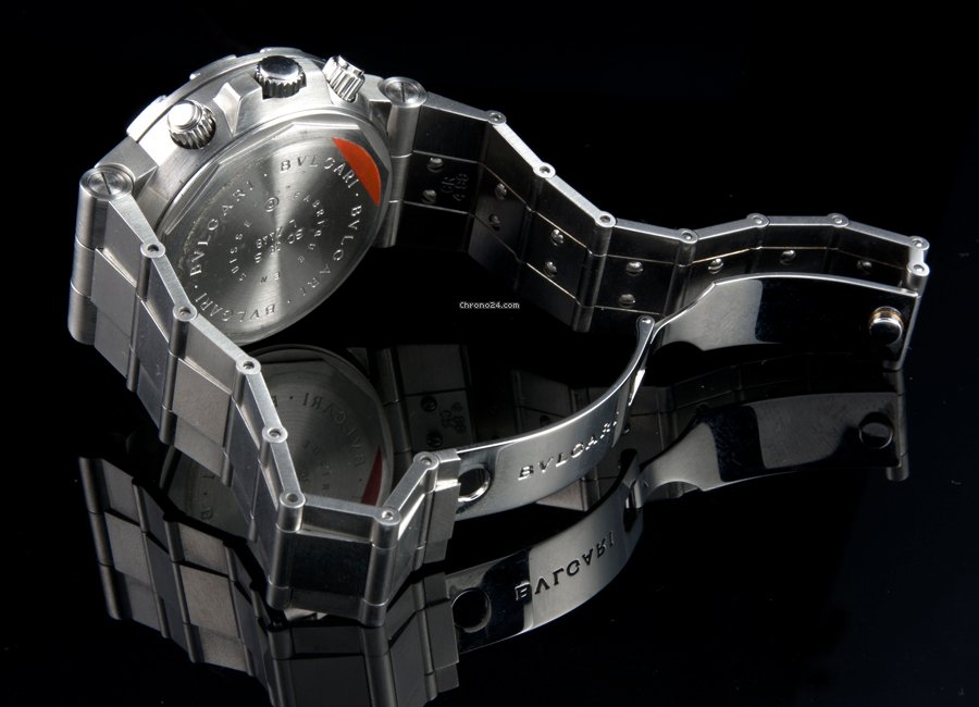 Bulgari Diagono Mens watch Unisex Automatic Steel SC 38 S Replica 5