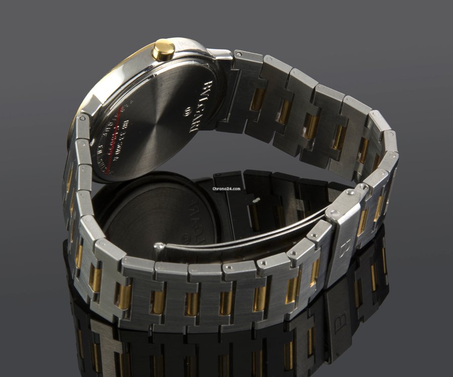 Bulgari Bulgari Mens watch Unisex Quartz Gold Steel BB 38 SGD Replica 5