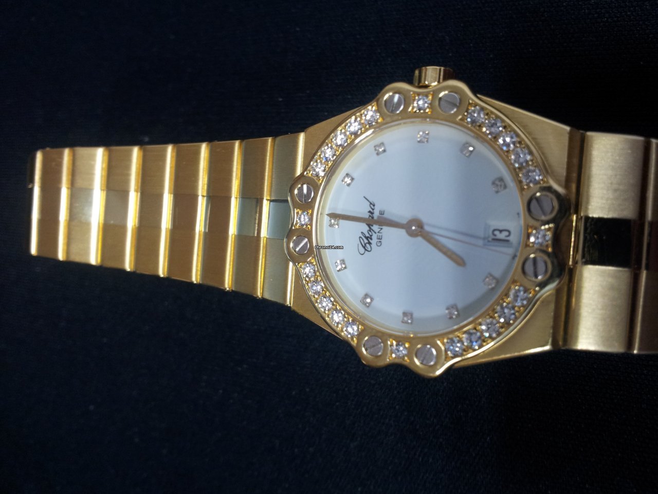 IMG_9081 Chopard St. Moritz Mens watch Unisex Automatic Yellow gold 262560-0001 Sn: 33786 Replica 5