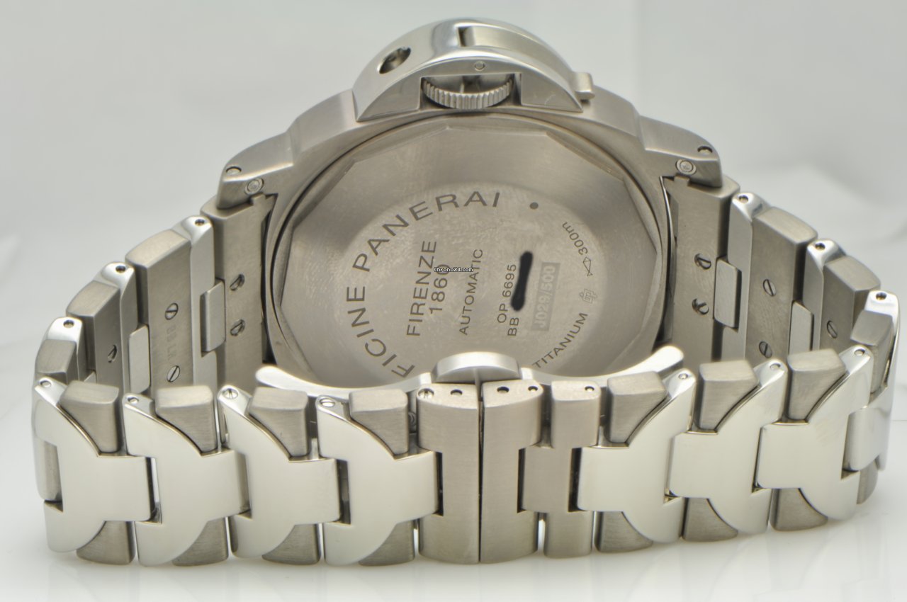 IMG_9081 Panerai Luminor GMT Automatic Mens watch Unisex Automatic Titanium PAM 161 Replica 5