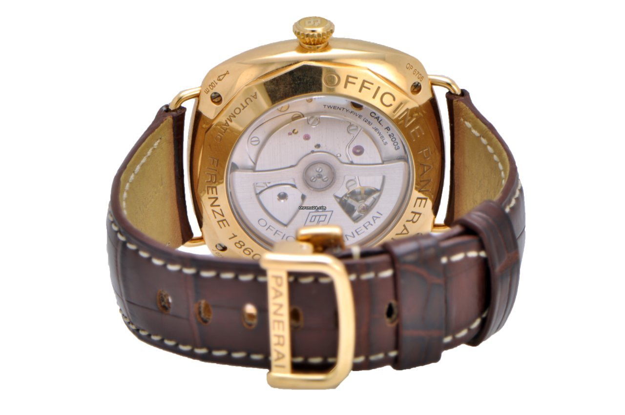 IMG_9081 Panerai Special Editions Mens watch Unisex Automatic Rose gold PAM 273 Replica 5