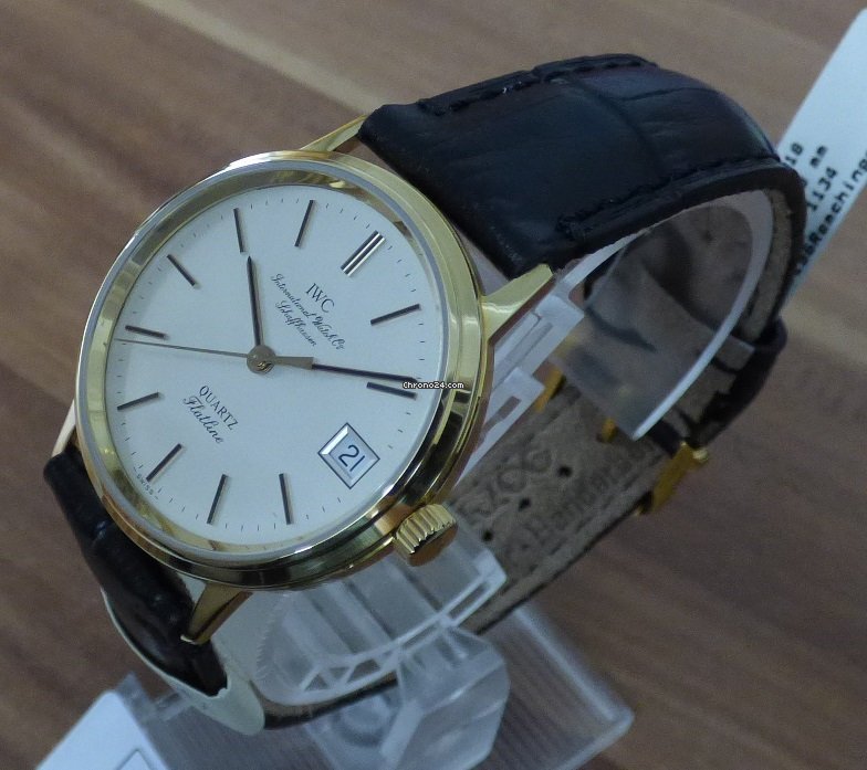 IMG_9081 IWC Mens watch Unisex Quartz Yellow gold 3306 Replica 5
