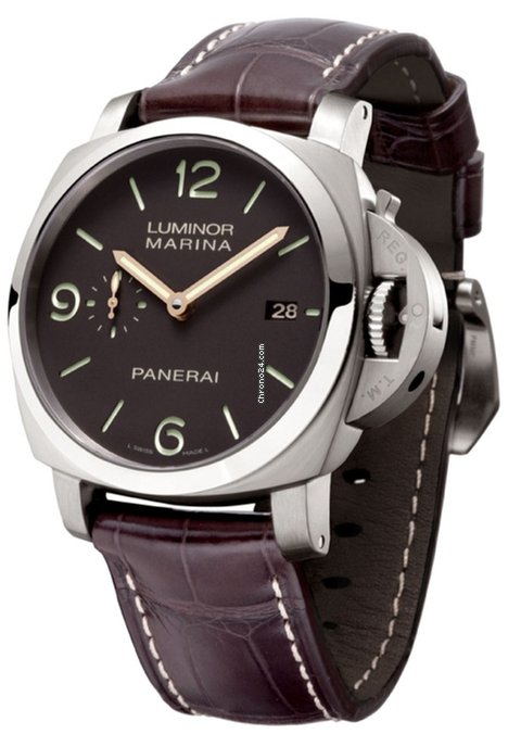 IMG_9081 Panerai Luminor Marina 1950 3 Days Automatic Mens watch Unisex Automatic Titanium PAM00351 Replica 5