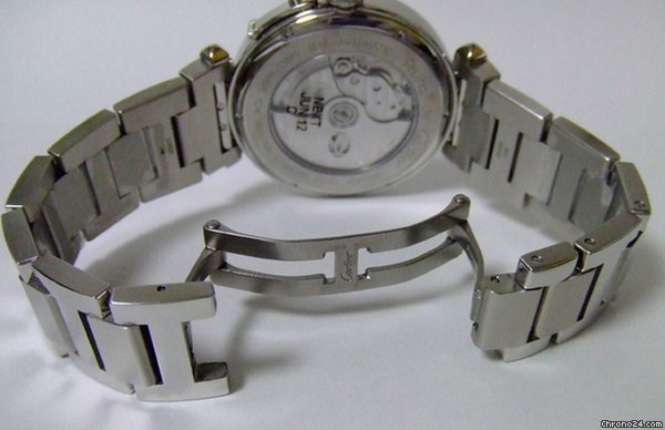 IMG_9081 Cartier Pasha Mens watch Unisex Automatic Steel W31093M7 Replica 5