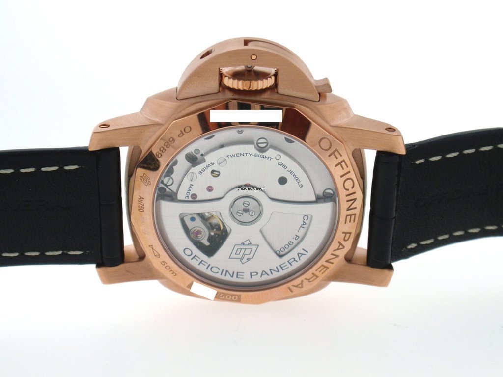 IMG_9081 Panerai Luminor Marina 1950 3 Days Automatic Mens watch Unisex Automatic Rose gold PAM00393 Replica 5