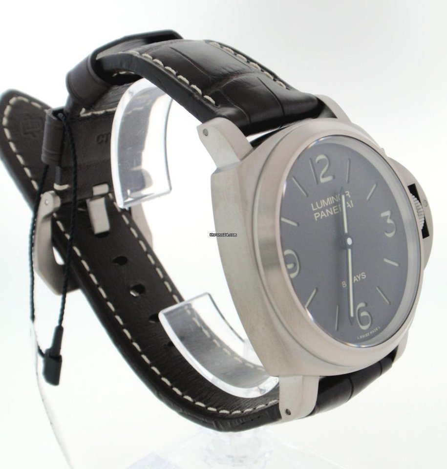 IMG_9081 Panerai Luminor Base 8 Days Mens watch Unisex Manual winding Titanium PAM0562 Replica 5