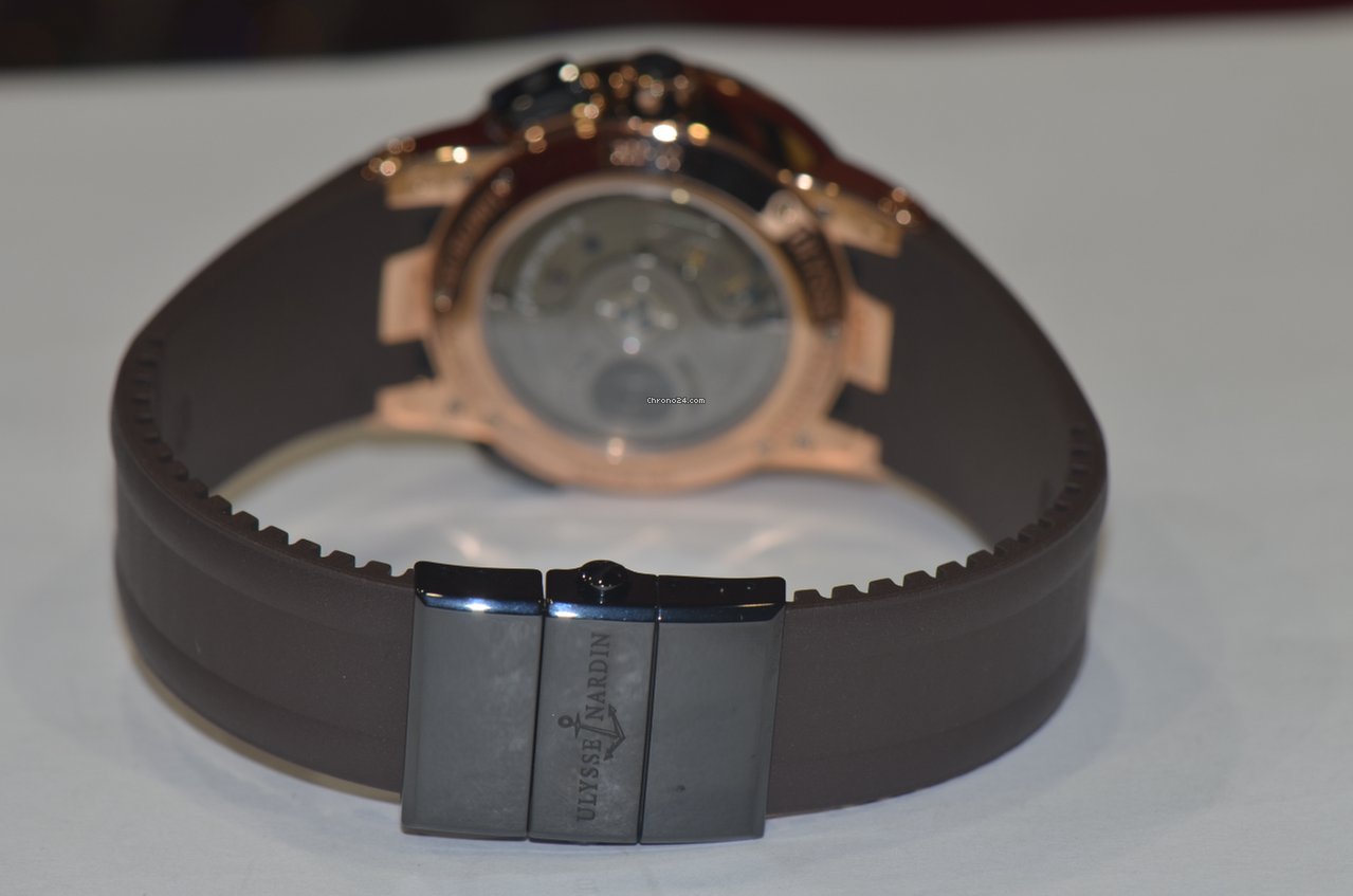 Ulysse Nardin El Toro  Black Toro Mens watch Unisex Automatic Rose gold 322-00-3 Replica 5