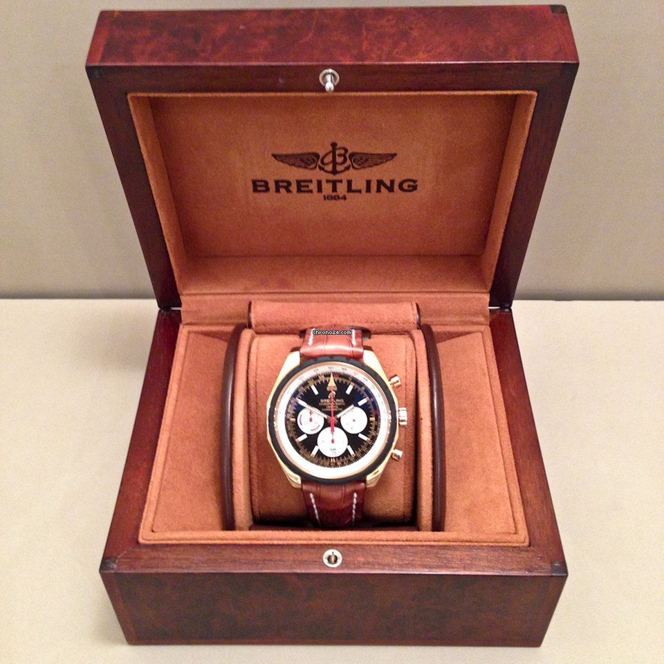 IMG_9081 Breitling Chrono-Matic 49 Mens watch Unisex Automatic Red gold R1436002 B923 Replica 5