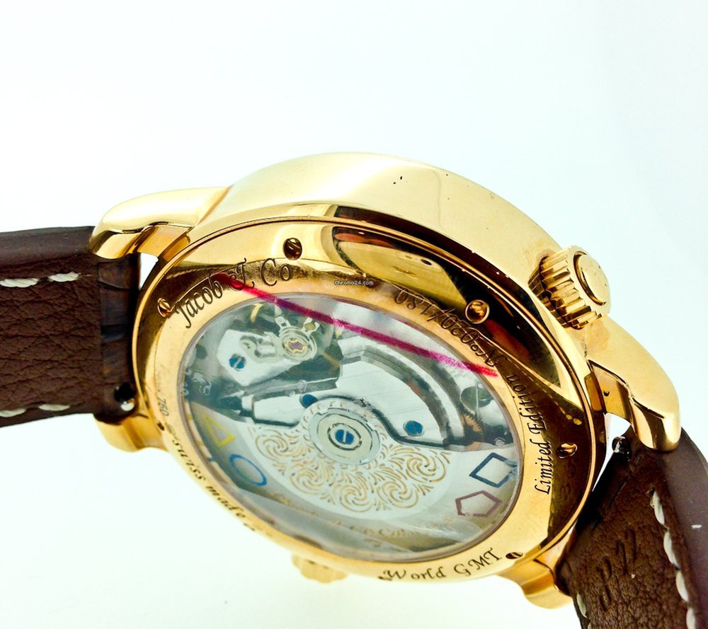 IMG_9081 Jacob & Co. Mens watch Unisex Automatic Rose gold GMT7RG Replica 5