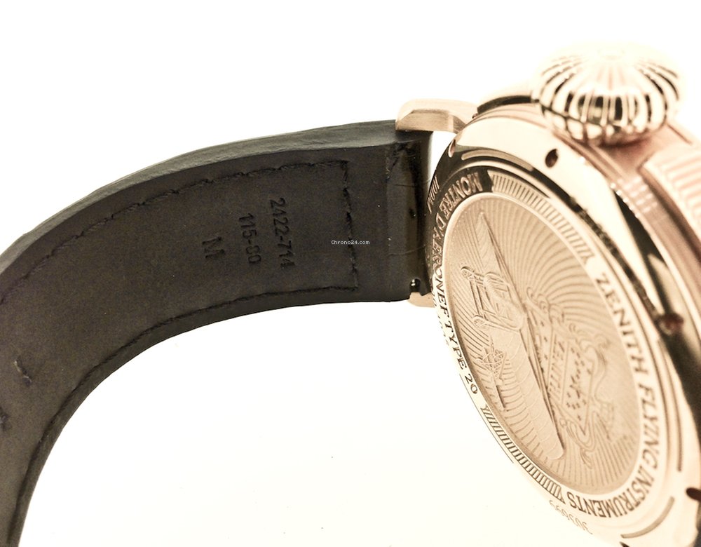 IMG_9081 Zenith Pilot Type 20 Tourbillon Mens watch Unisex Automatic Rose gold 22.2430.4035 29C714 Replica 5