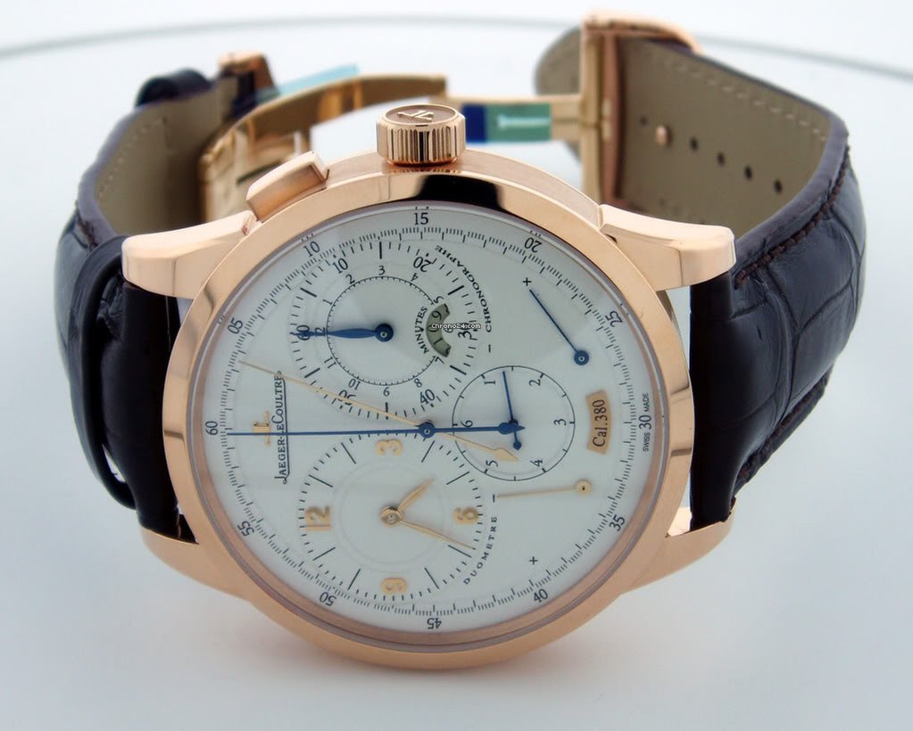 IMG_9081 Jaeger-LeCoultre Duometre Mens watch Unisex Manual winding Rose gold 601.24.20 Replica 5