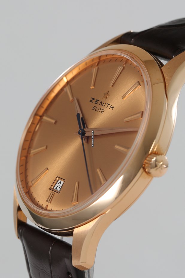 IMG_9081 Zenith Captain Central Second Mens watch Unisex Automatic Rose gold 18.2020.670 Replica 5