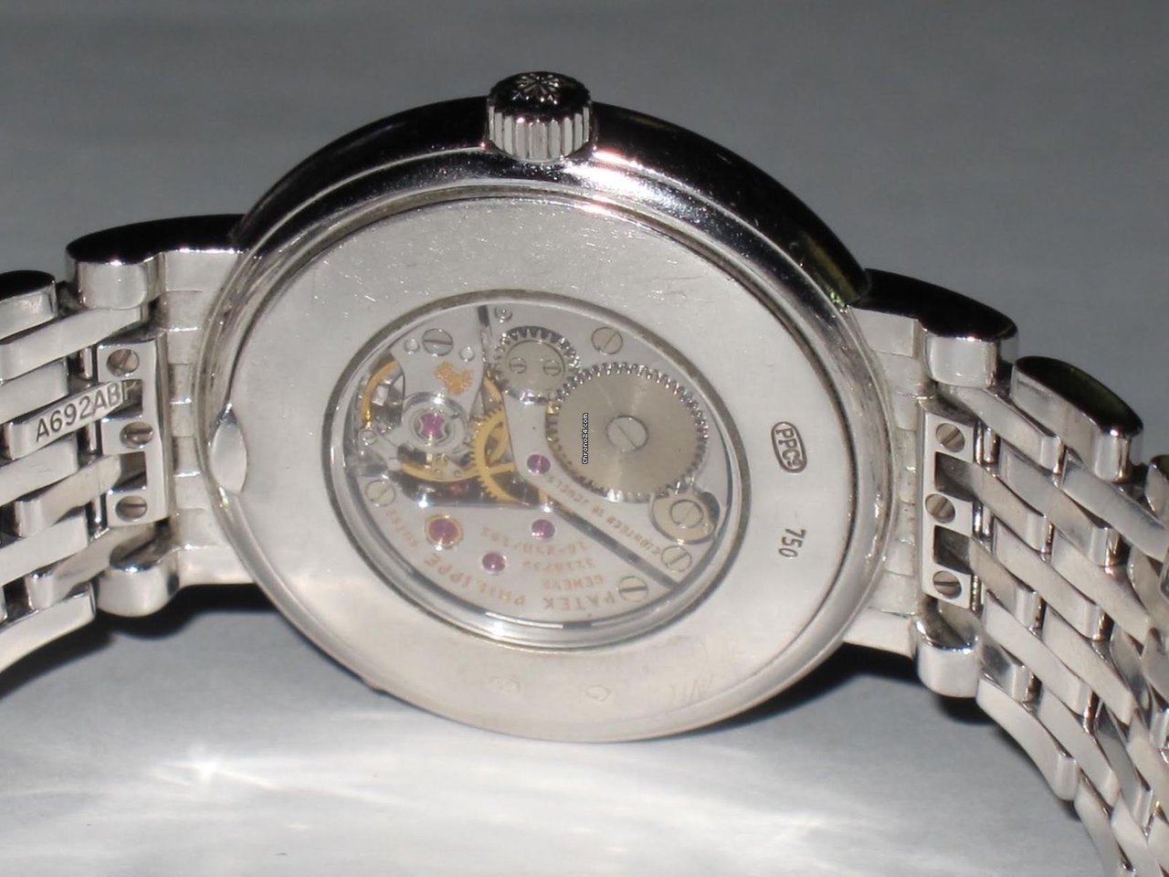 IMG_9081 Patek Philippe Calatrava Womens watch Manual winding White gold 4958 1G Replica 5