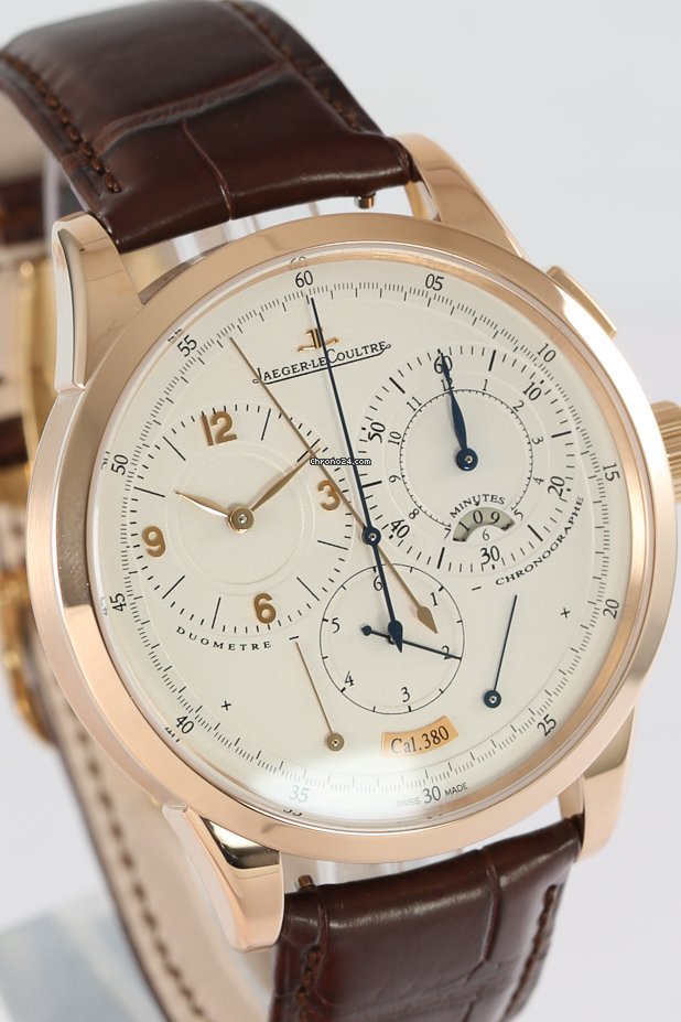 IMG_9081 Jaeger-LeCoultre Duometre Mens watch Unisex Manual winding Rose gold Q6012420 Replica 5