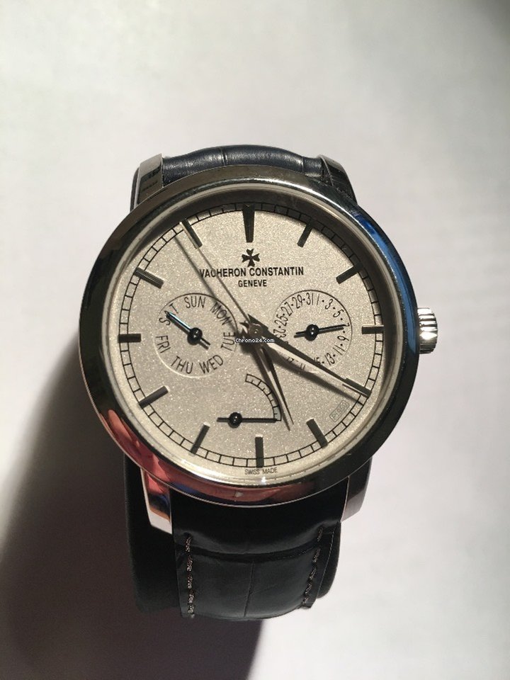 IMG_9081 Vacheron Constantin Traditionnelle Mens watch Unisex Automatic Platinum 85290 000P-9947 Replica 5