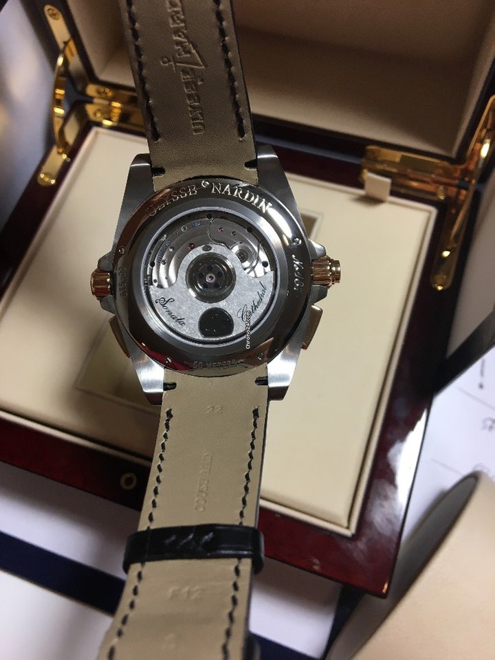 IMG_9081 Ulysse Nardin Sonata Mens watch Unisex Automatic Titanium 675-00 Replica 5
