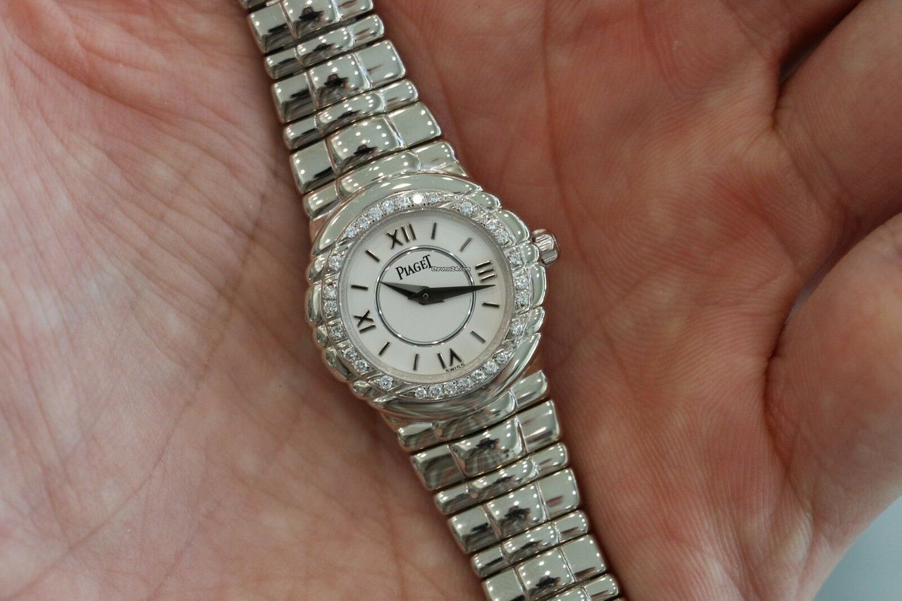 IMG_9081 Piaget Tanagra Womens watch Quartz White gold 16073 M4310 Replica 5