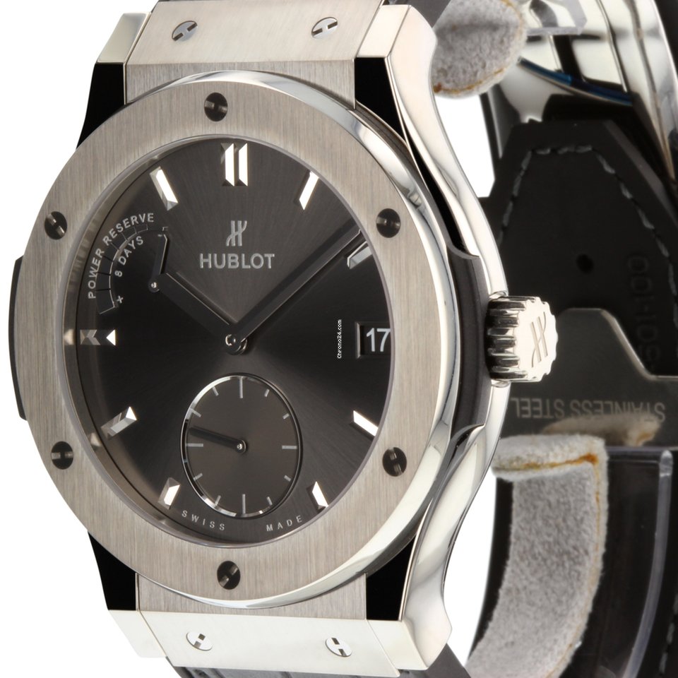 IMG_9081 Hublot Classic Fusion Mens watch Unisex Manual winding Titanium 516NX7070LR Replica 5
