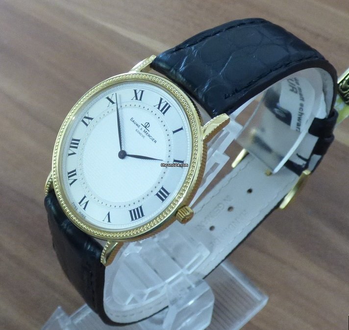 IMG_9081 Baume & Mercier Classima Mens watch Unisex Quartz Yellow gold 15607 Replica 5