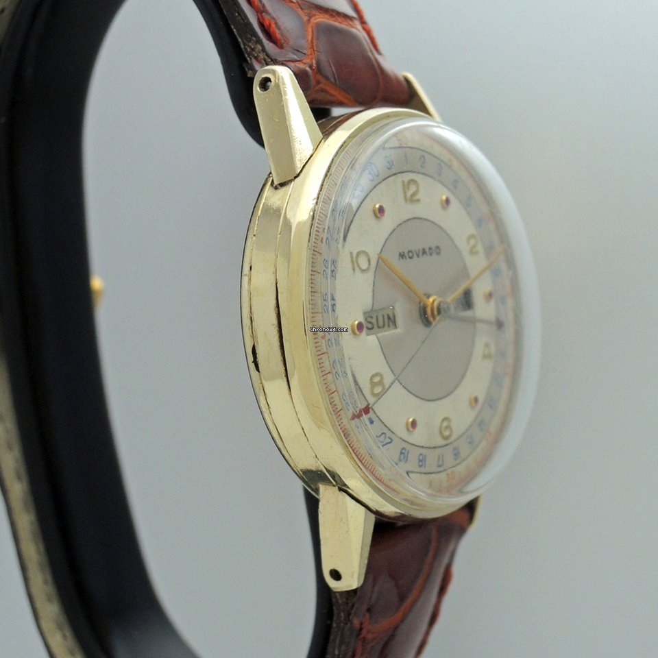 IMG_9081 Movado Manual winding Gold Steel T115207 Replica 5