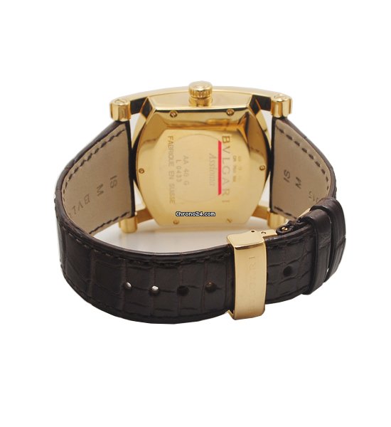 Bulgari Assioma Mens watch Unisex Automatic Yellow gold AA48G Replica 5