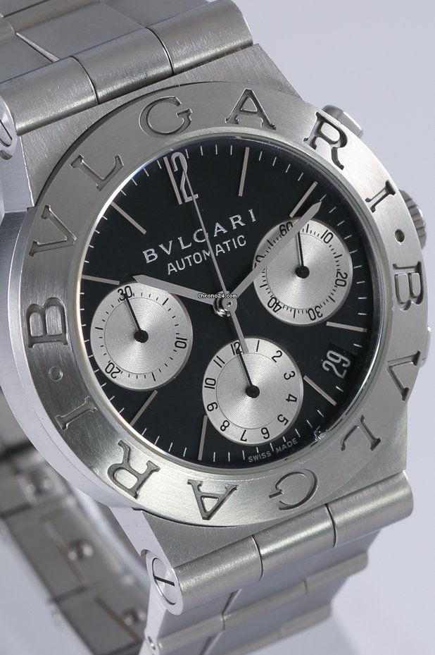 IMG_9081 Bulgari Diagono Mens watch Unisex Automatic Steel CH35S Replica 5