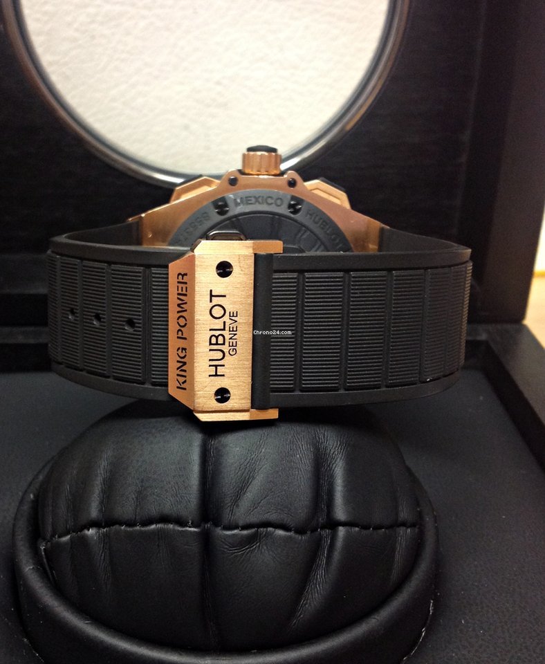 IMG_9081 Hublot King Power Mens watch Unisex Automatic Red gold 710.OM.0130.GR.MEX10 Replica 5